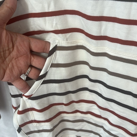 NEW Market & Spruce Shirt Milania French Terry Curved Hem Hoodie Size XS - Picture 10 of 16